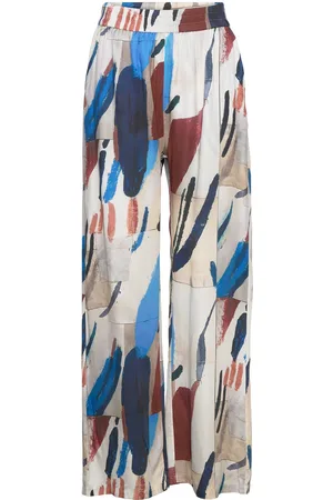 Munthe Active Bottoms Trousers Wide Leg Cream