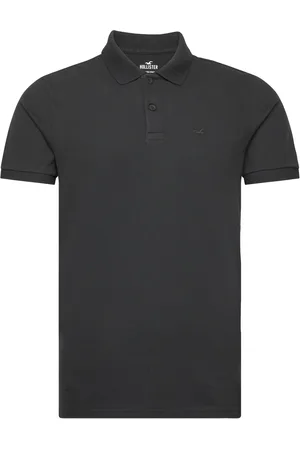 Hollister Hco. Guys Knits Tops Polos Short-sleeved Black