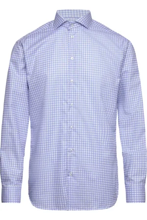 BOSWEEL SHIRTS EST. 1937 Regular Fit Mens Shirt Tops Shirts Business Blue