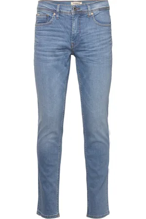 Lindbergh Tapered Fit Superflex Jeans Bottoms Jeans Tapered Blue