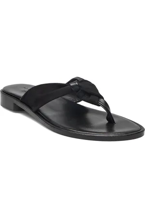 Andiata Betty Sandals Designers Summer Shoes Sandals Flip Flops Black