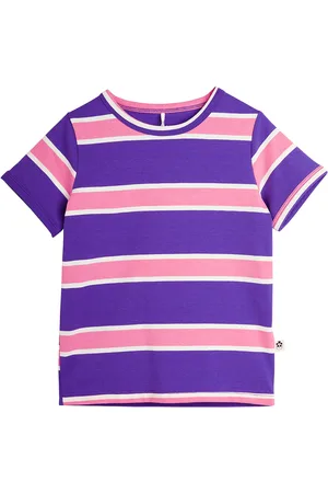 Mini Rodini Stripe Ss Tee Tops T-shirts Short-sleeved Multi/patterned