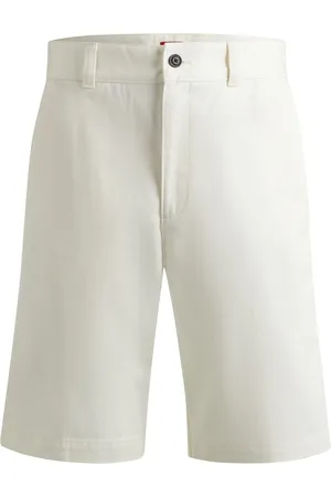 HUGO BOSS Darik241 Designers Shorts Casual White