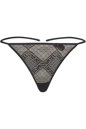 Diesel Ufst-D-String String Stringit Alusvaatteet Black