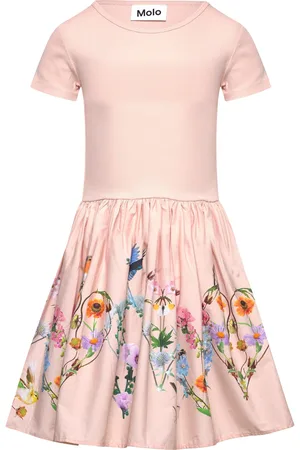 Molo Cissa Dresses & Skirts Dresses Casual Dresses Short-sleeved Casual Dresses Pink