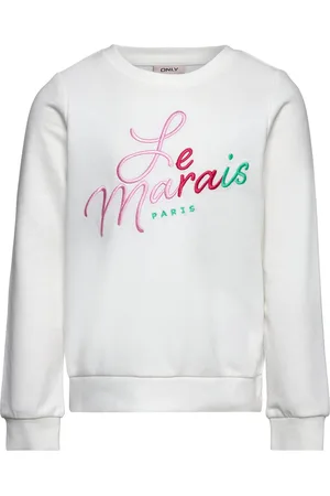 ONLY Koghero L/S O-Neck Ub Swt Tops Sweat-shirts & Hoodies Sweat-shirts White