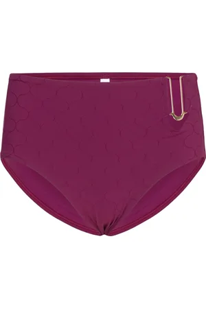 Chantelle Glow Bikini Full Brief Swimwear Bikinis Bikini Bottoms High Waist Bikinis Purple