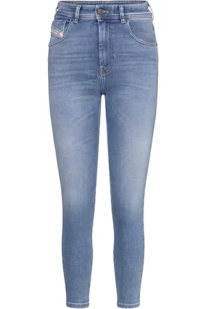 Diesel 1984 Slandy-High L.30 Trousers Bottoms Jeans Skinny Blue