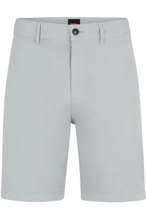 HUGO BOSS Chino-Slim-Shorts Bottoms Shorts Chinos Shorts Grey