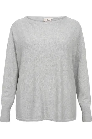 Wasabi Wa-Samanda Tops Knitwear Jumpers Grey