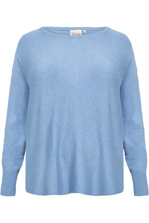 Wasabi Wa-Samanda Tops Knitwear Jumpers Blue