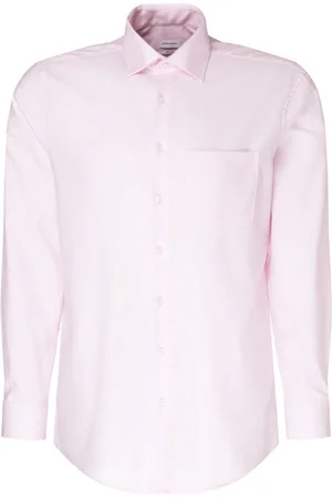 Seidensticker Cityhemden 1/1 Arm Tops Shirts Business Pink