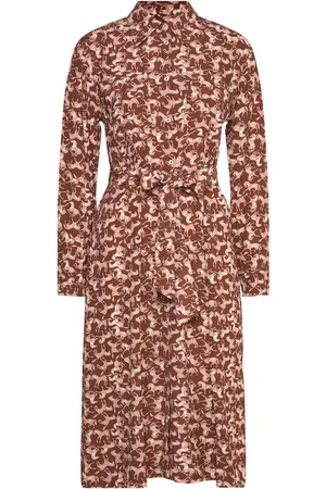 Benetton Dress Polvipituinen Mekko Brown