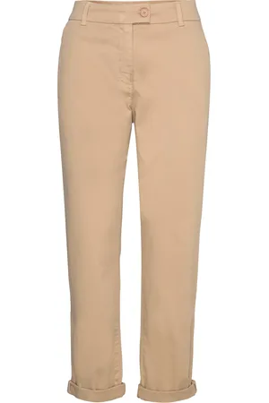 Benetton Trousers Bottoms Trousers Chinos Beige