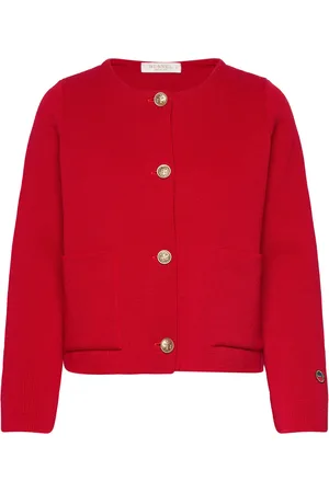 BUSNEL Macey Jacket Designers Knitwear Cardigans Red
