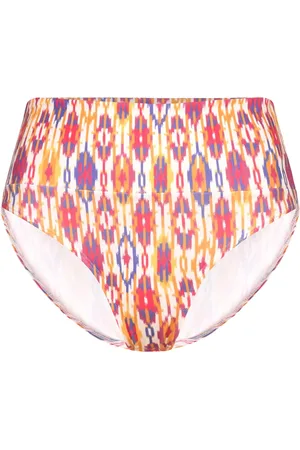 Chantelle Devotion Bikini Full Brief Swimwear Bikinis Bikini Bottoms High Waist Bikinis Coral