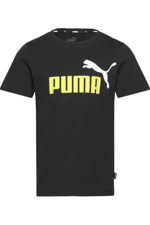 PUMA Ess+ 2 Col Logo Tee B Sport T-shirts Short-sleeved Black