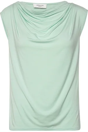 Rosemunde Rwbiarritz Ss Waterfall T-Shirt Tops T-shirts & Tops Sleeveless Green