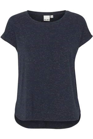 Ichi Ihrebel Ss6 Tops T-shirts & Tops Short-sleeved Navy