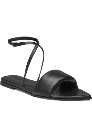 HUGO BOSS Ellye_Sandal_Napd Matalapohjaiset Sandaalit Black