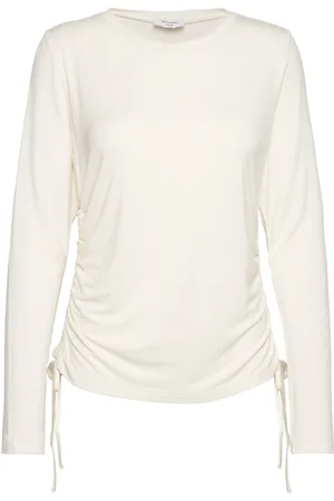 Rosemunde Viscose T-Shirt Tops T-shirts & Tops Long-sleeved White