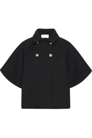 BUSNEL Gertrude Cape Designers Knitwear Cardigans Black