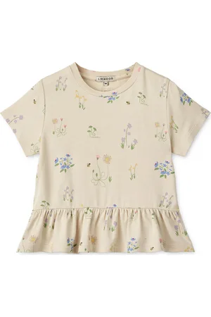 Liewood Margit Printed T-Shirt Tops T-shirts Short-sleeved Cream