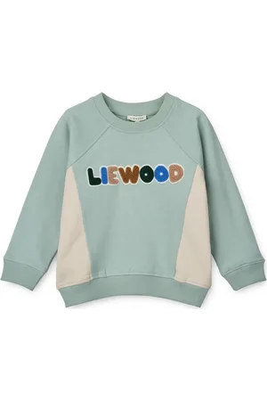 Liewood Aude Placement Sweatshirt Tops Sweat-shirts & Hoodies Sweat-shirts Blue