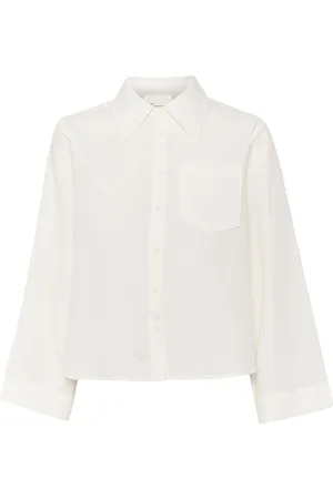My Essential Wardrobe Zeniamw Shirt Tops Shirts Long-sleeved White