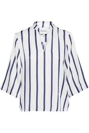 My Essential Wardrobe Miamw Blouse Tops Blouses Long-sleeved White