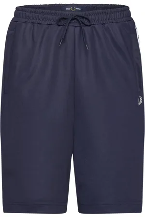 Fred Perry Taped Tricot Short Bottoms Shorts Sweat Shorts Blue