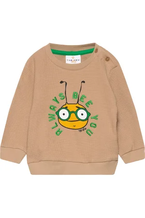The New Tnsjuzzy Waffle Sweatshirt Tops Sweat-shirts & Hoodies Sweat-shirts Beige