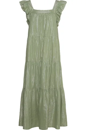 Sofie Schnoor Dress Maksimekko Juhlamekko Green