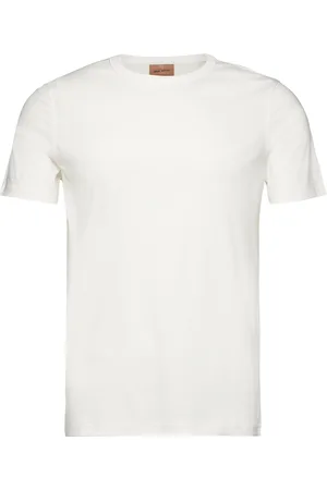 MOS MOSH Gallery Perry Crunch O-Ss Tee Tops T-shirts Short-sleeved White