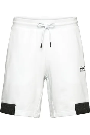 EA7 Shorts Bottoms Shorts Sweat Shorts White