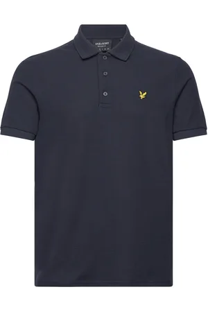 Lyle & Scott Milano Polo Shirt Tops Polos Short-sleeved Navy