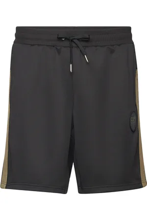 EA7 Bermuda Bottoms Shorts Sweat Shorts Black