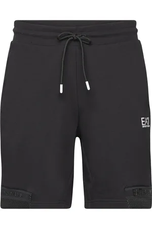 EA7 Shorts Bottoms Shorts Sweat Shorts Black