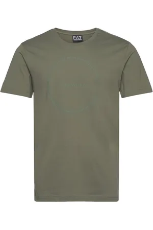 EA7 T-Shirt Tops T-shirts Short-sleeved Khaki Green
