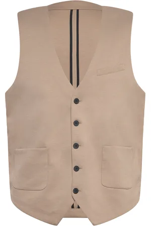 Lindbergh Superflex Knitted Waistcoat Puvun Liivi Beige