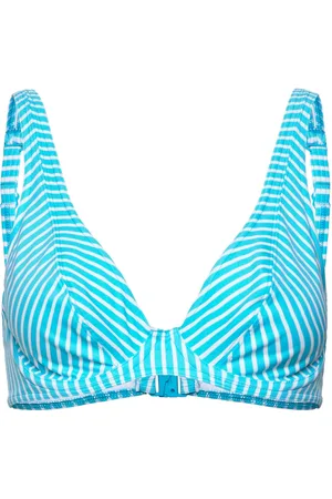 Freya Jewel Cove Uw High Apex Bikini Top 30 D Swimwear Bikinis Bikini Tops Wired Bikinitops Blue