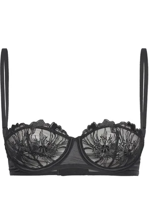 Etam Amaryllis - N*9 Balconnet Lingerie Bras & Tops Balc Tte Bras Black