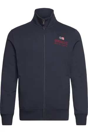 SEBAGO Skipper Zip Sweatshirt Tops Sweat-shirts & Hoodies Sweat-shirts Navy