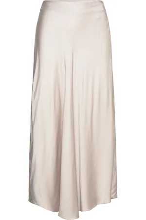 ESPRIT Skirts Light Woven Polvipituinen Hame Cream