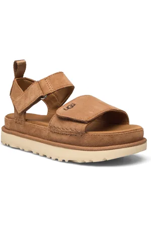 UGG W Goldenstar Shoes Summer Shoes Platform Sandals Brown