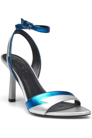 HUGO BOSS Katniss_Sndl90_Lmna Korolliset Sandaalit Silver