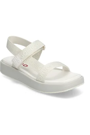 HUGO BOSS Emma_Strapsandal_Wb Matalapohjaiset Sandaalit White