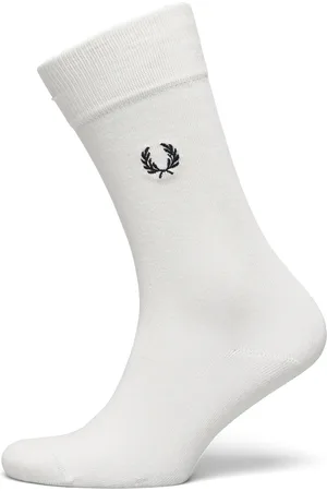 Fred Perry Classic Laurel Wreath Sock Underwear Socks Regular Socks White