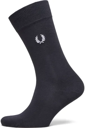 Fred Perry Classic Laurel Wreath Sock Underwear Socks Regular Socks Navy
