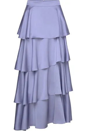 Love Lolina Angel Maxi Skirt Pitkä Hame Blue